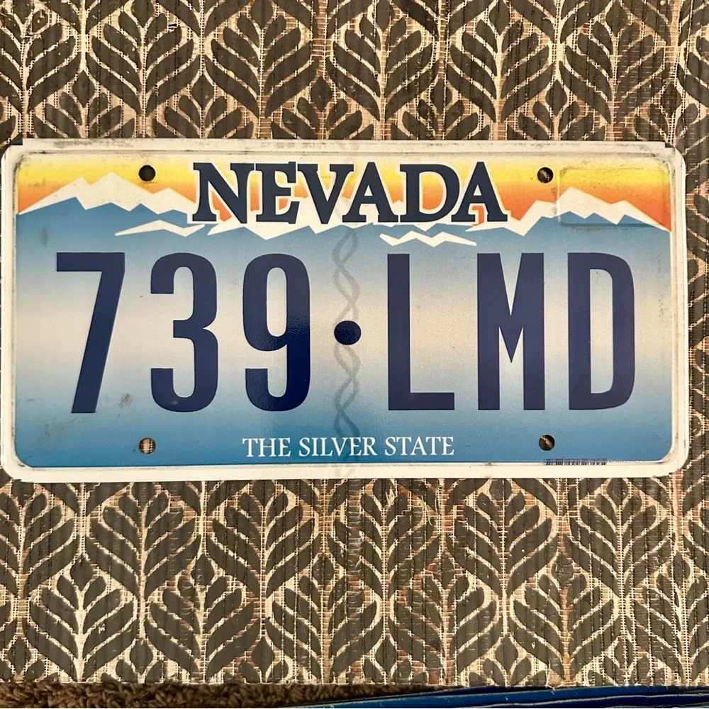 Nevada The Silver State License Plate